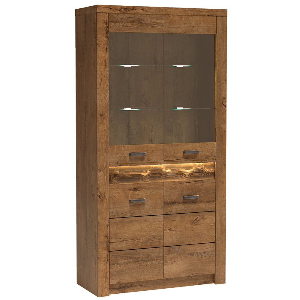 INDIANAPOLIS s | vitrína I-3 | 96 cm | jasan světlý