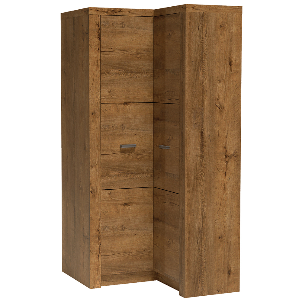 INDIANAPOLIS s | šatní skříň I-14 K ROHOVÁ | 106x90 cm | jasan světlý