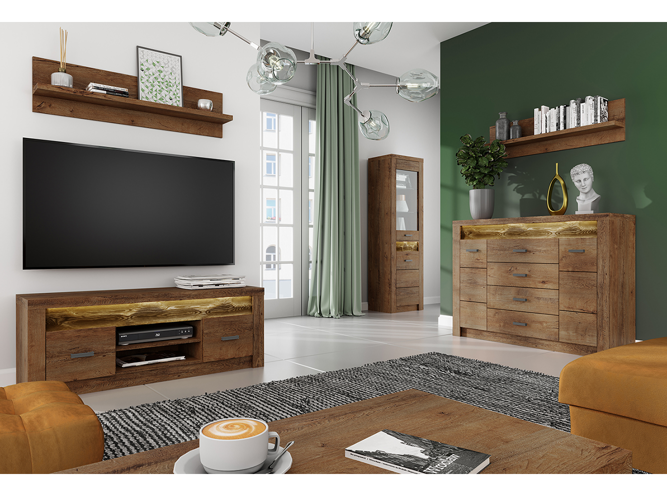 INDIANAPOLIS s | psací stůl I-16 | 120 cm | jasan světlý