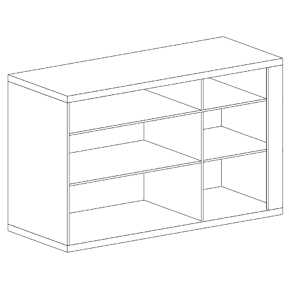 Natural - komoda N8 - dub ribbeck