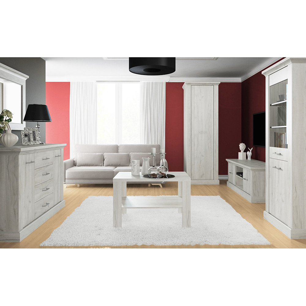 Apollo - šatní skříň AP16 - kraft bílý