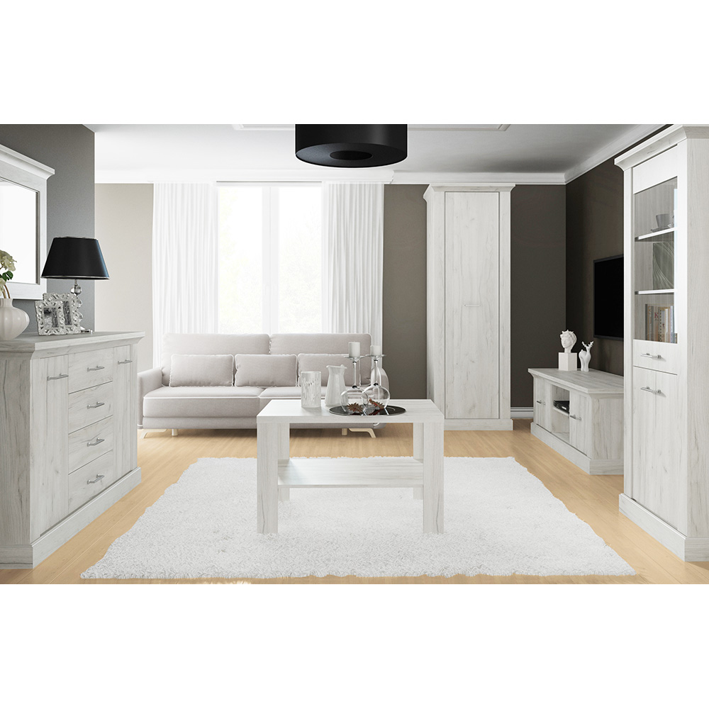 Apollo - šatní skříň AP16 - kraft bílý