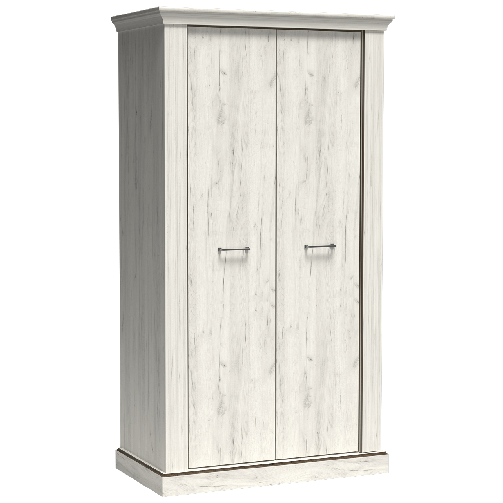 Apollo - šatní skříň AP16 - kraft bílý