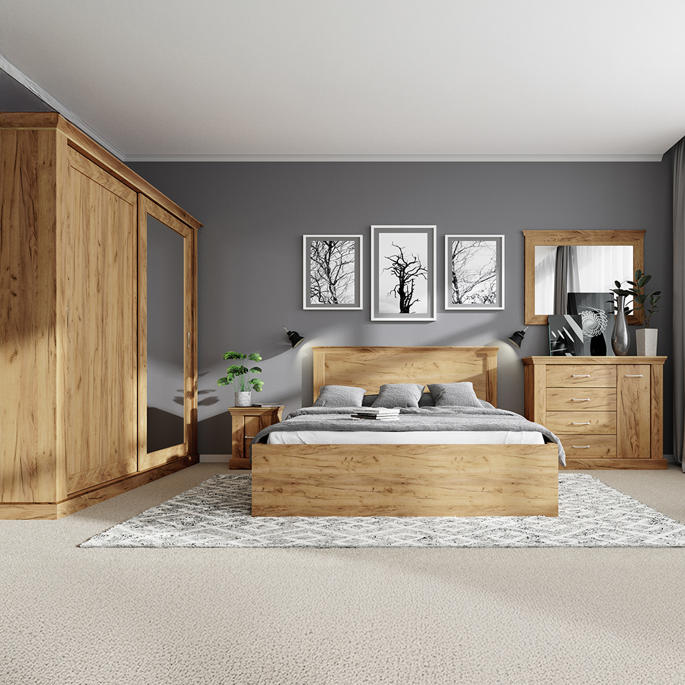 Antica K | zásuvka pod postel A6 | 150 cm | kraft zlatý