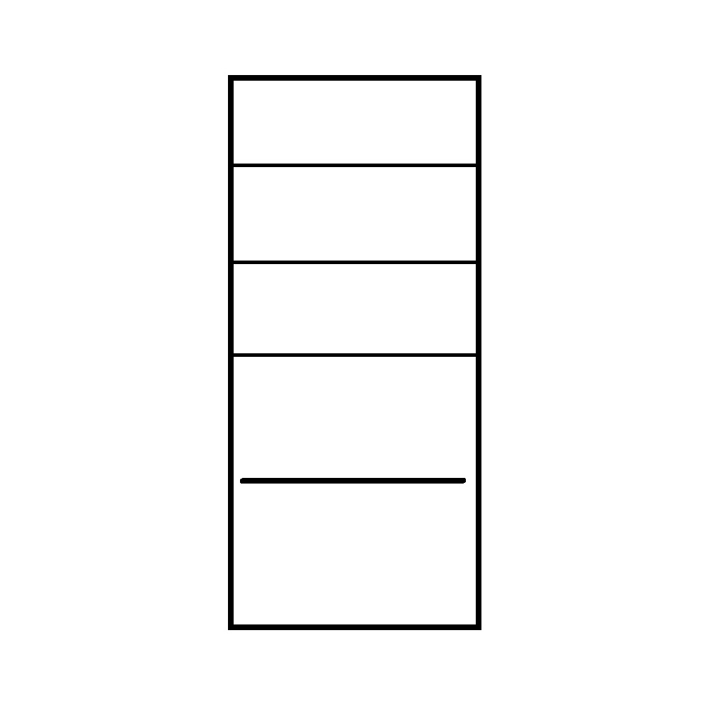 Antica K | vitrína A11 | 67 cm | kraft zlatý