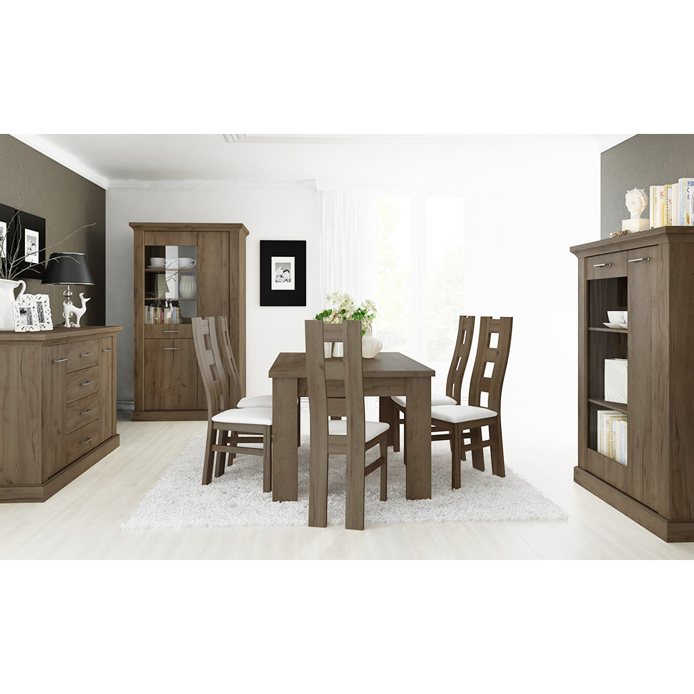 Antica L | šatní skříň A183 | 185x220x68 cm | dub lefkas | POSLEDNÍ KUS