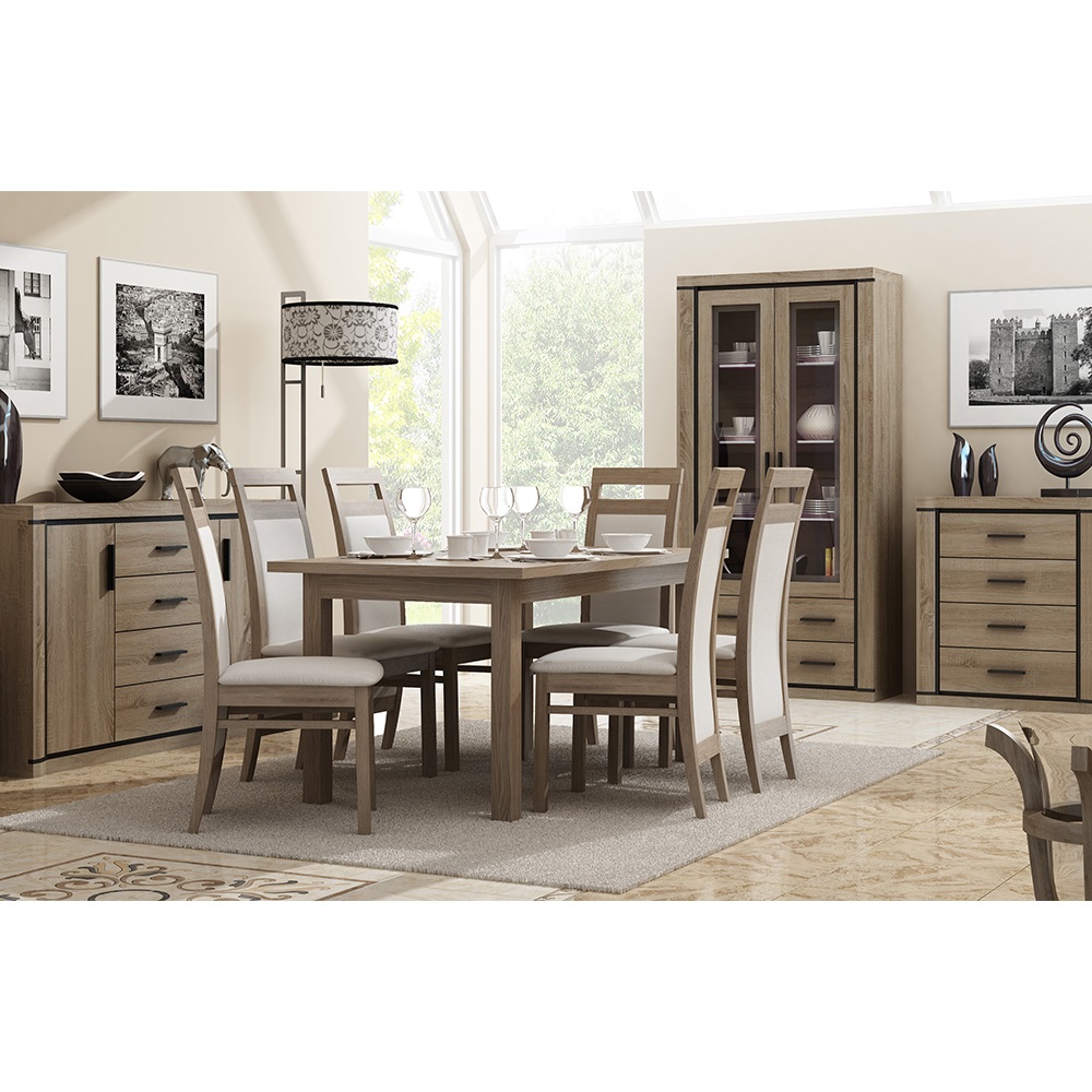 Dallas T - šatní skříň rohová D21 - trufla