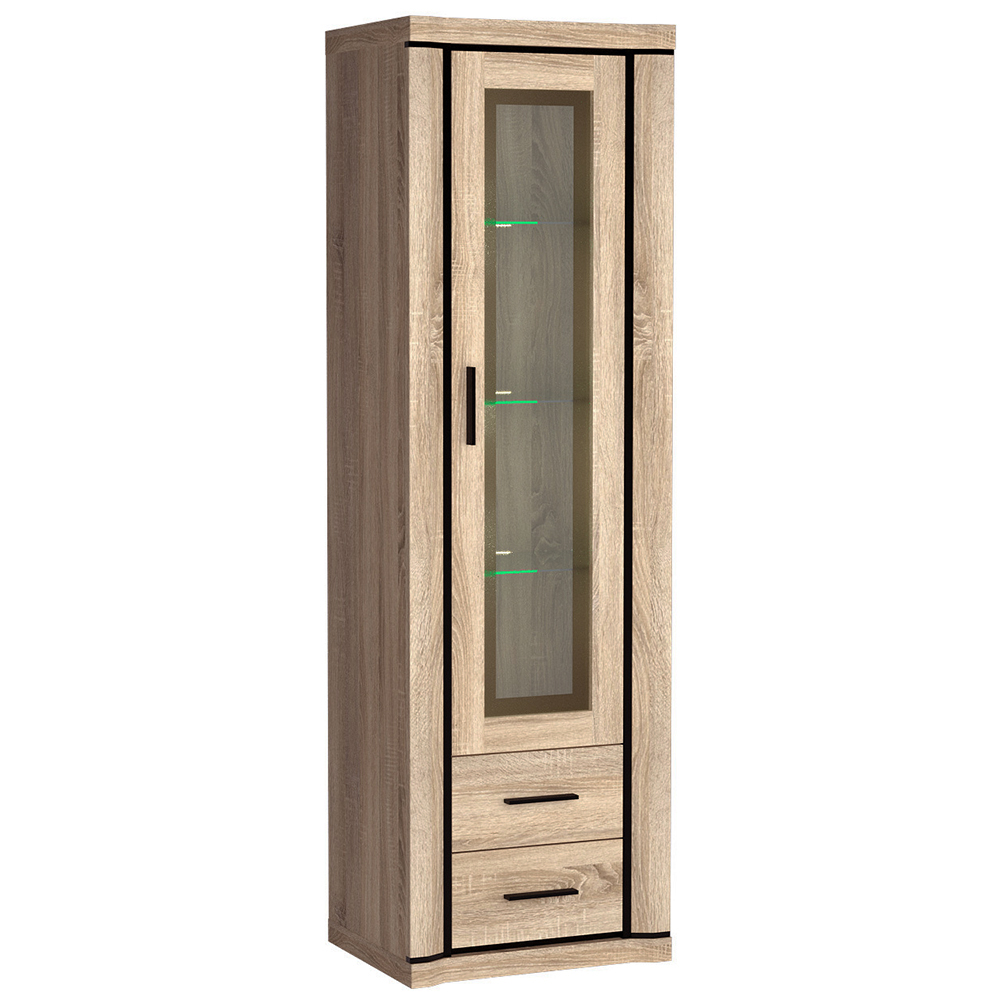 DALLAS s | vitrína D16 | 58 cm | UNI provedení | sonoma