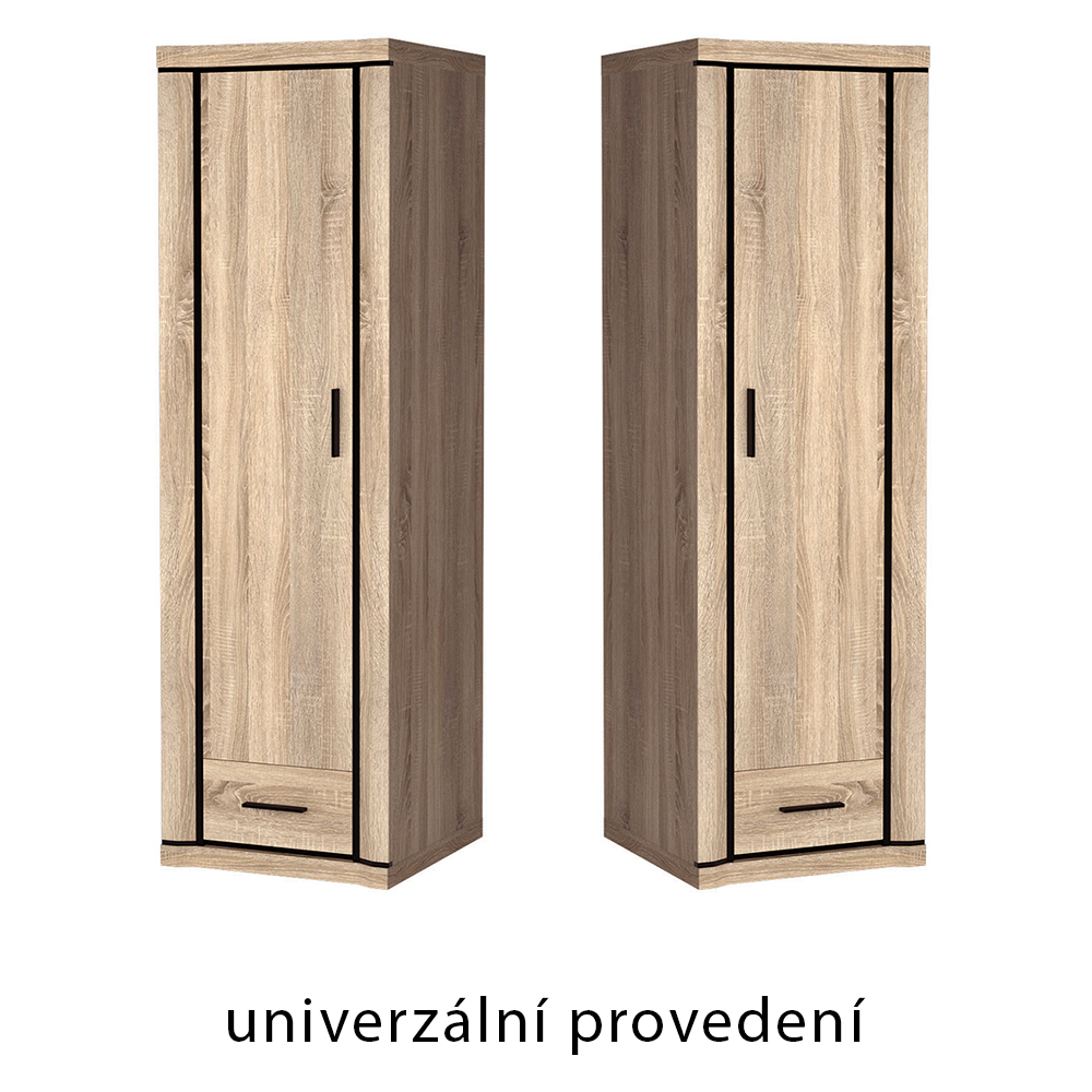 Sestava skříní DALLAS s - sonoma