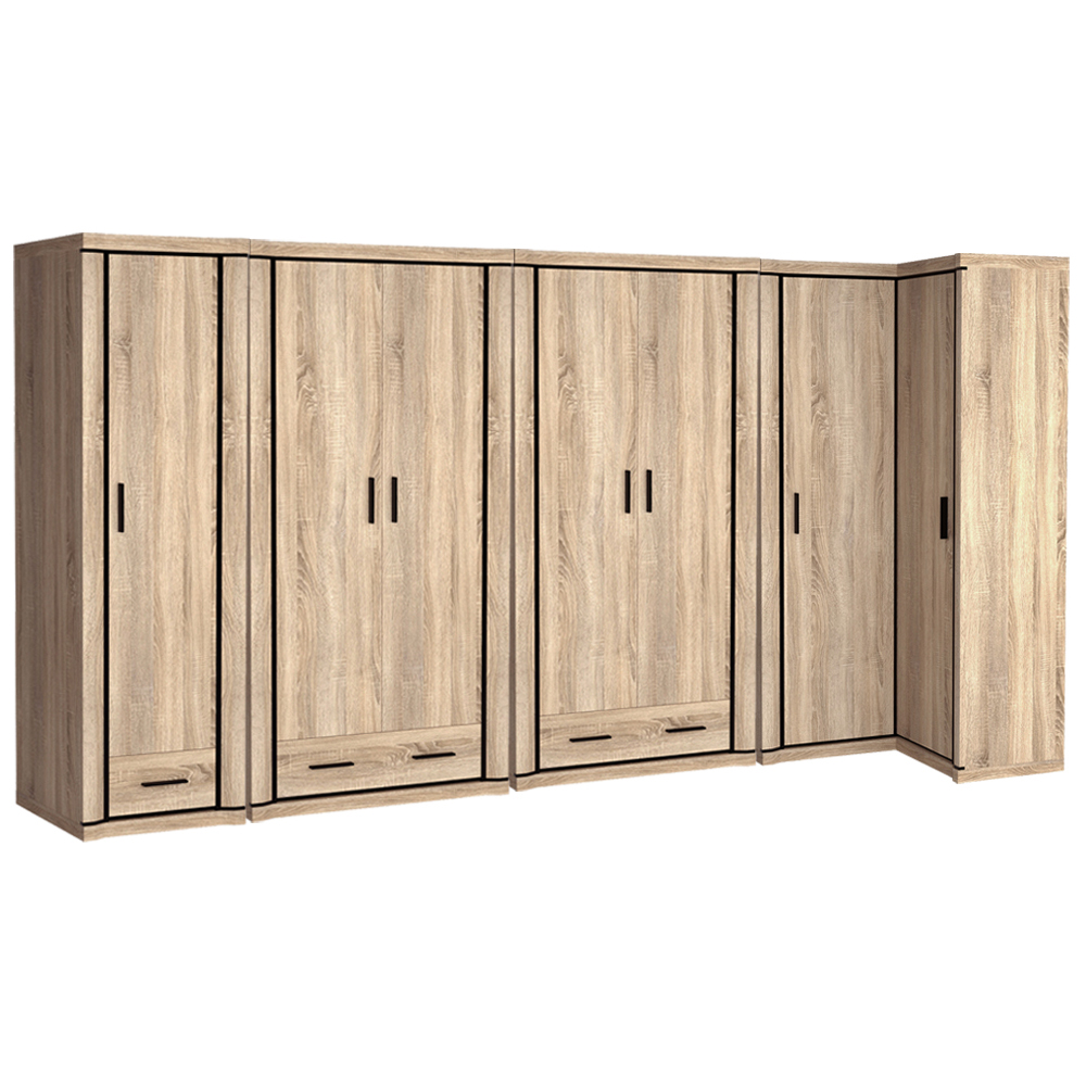 Sestava skříní DALLAS s - sonoma