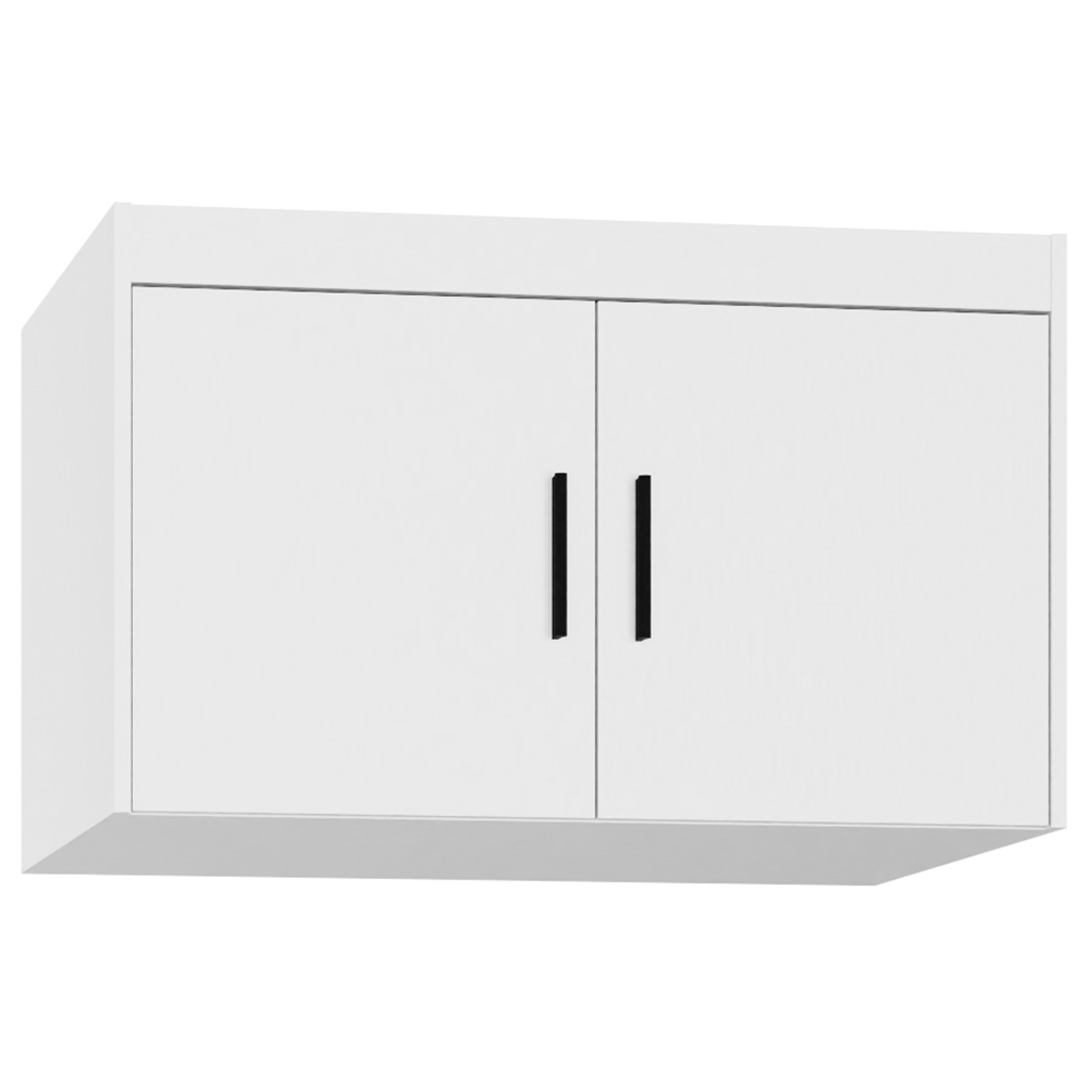 Nástavec na šatní skříň ELENA 2D | 89,7 cm | bílá