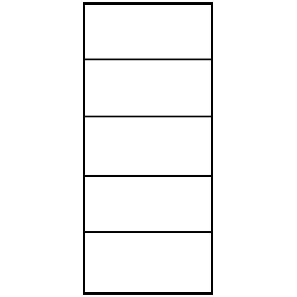 KARA | vitrína K3 | 87 cm | kraft bílý/zlatý