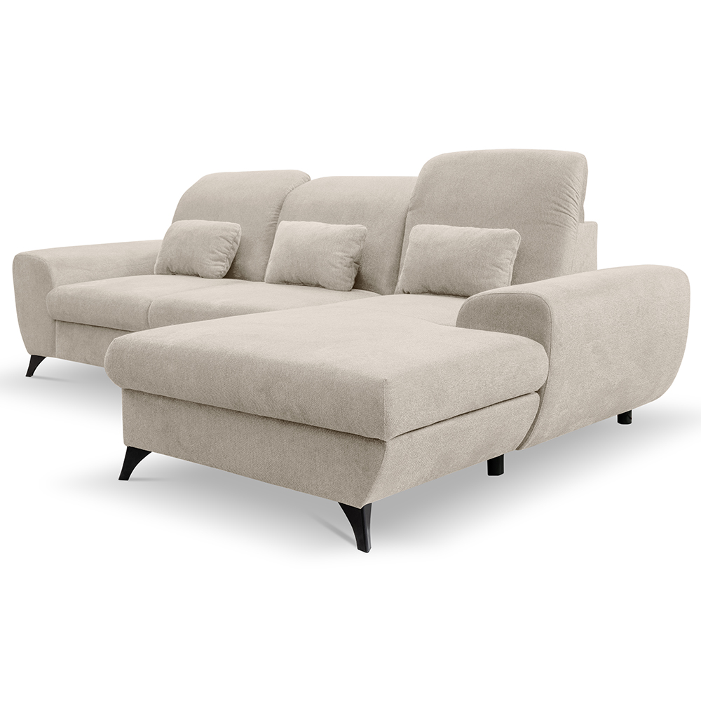 Sedací souprava ALTA | 279x172 cm | rozkládací + úložný prostor + 3x polštářek | VÝBĚR LÁTEK