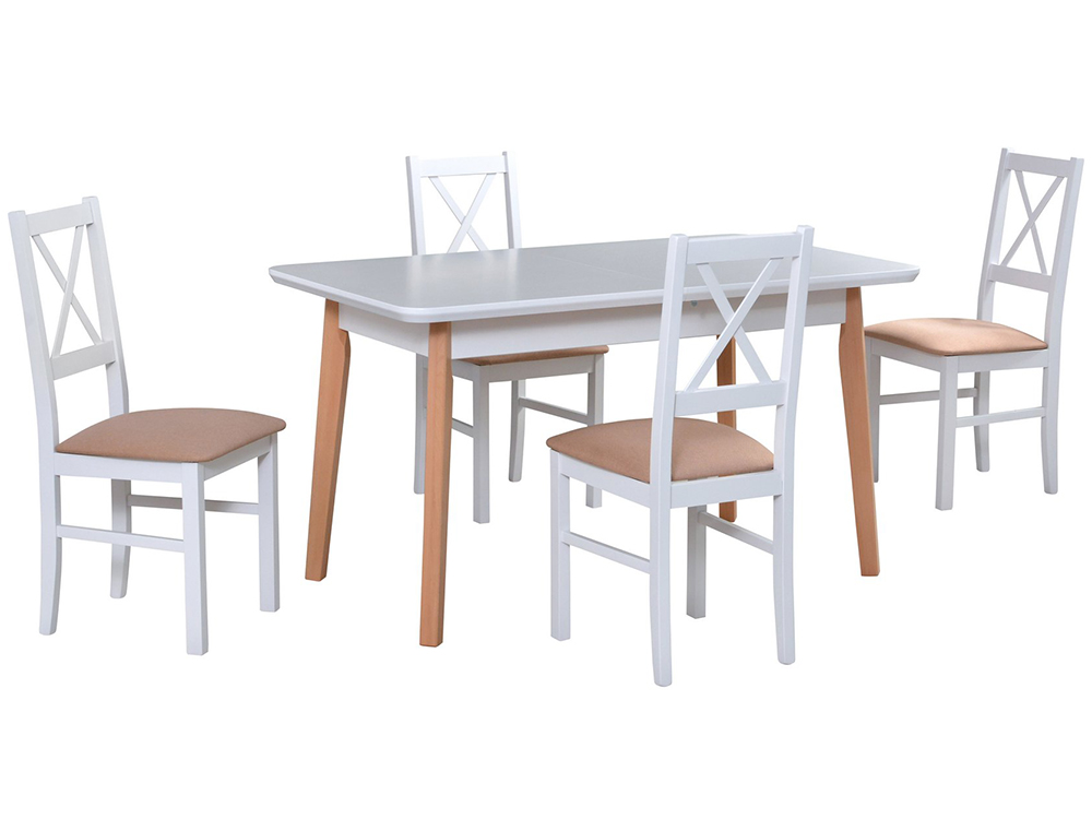 Rozkládací jídelní stůl Oslo 7 | lakovaná MDF | 140/180x80 cm | VÝPRODEJ