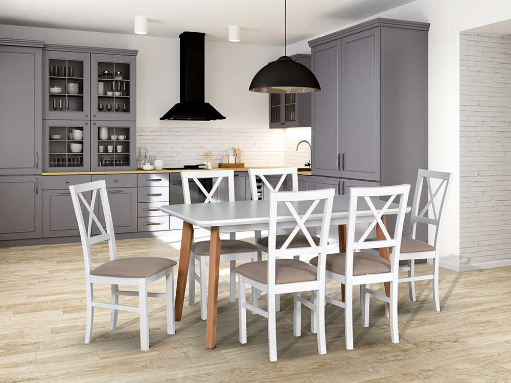 Rozkládací jídelní stůl Oslo 7 | lakovaná MDF | 140/180x80 cm | VÝPRODEJ