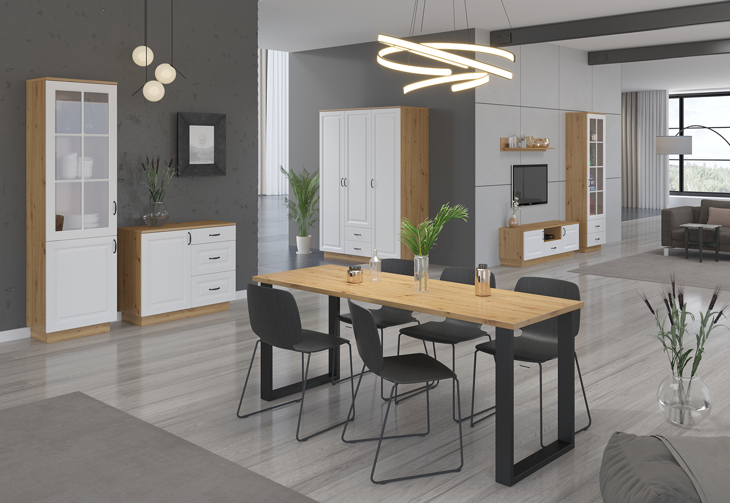 Flawia - šatní skříň 180