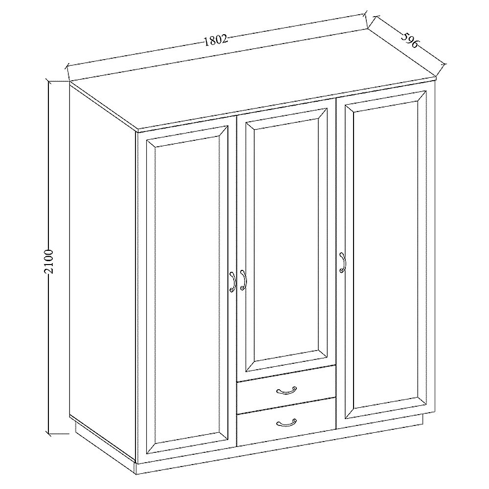 Obývací stěna se skříní Flawia E