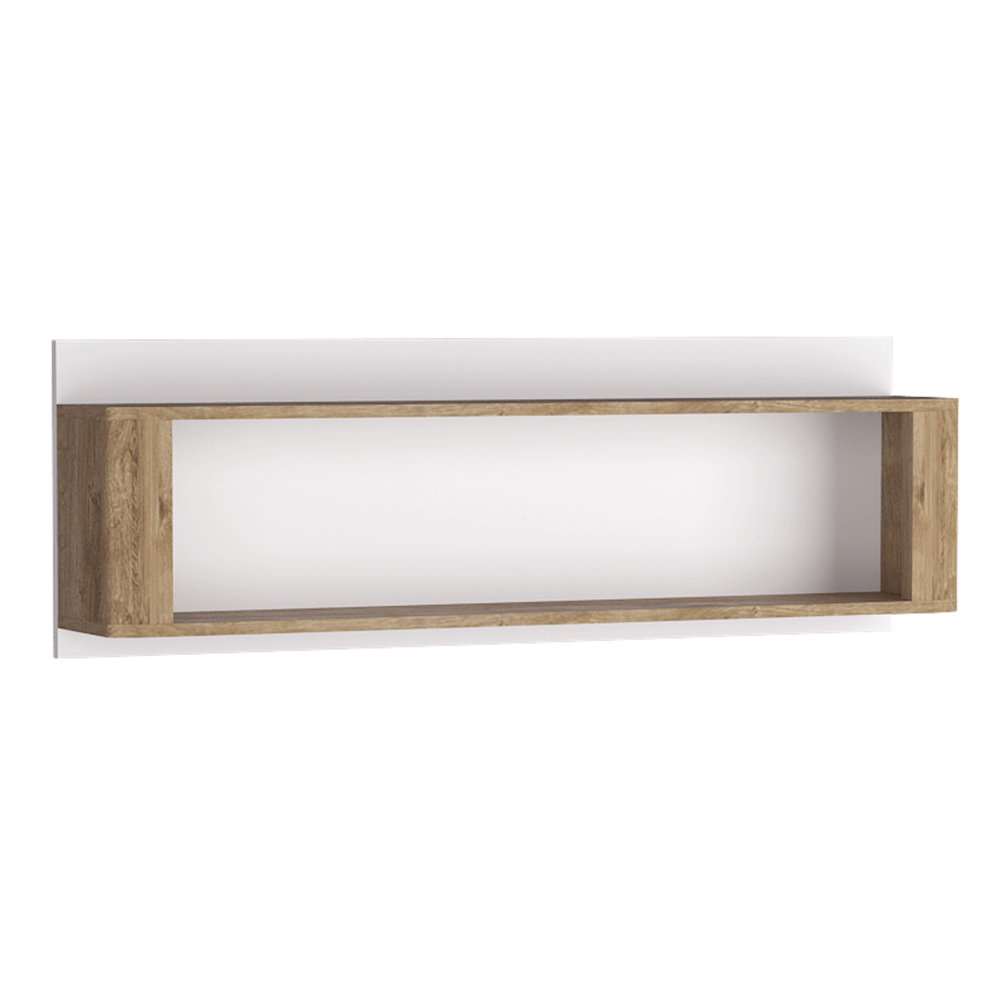 Obývací stěna LIVINIO | 5 dílů | 232,5 cm + 144 cm + 110x63 cm | sestava B | V CENĚ LED LIŠTY | ribbeck/bílá lesk