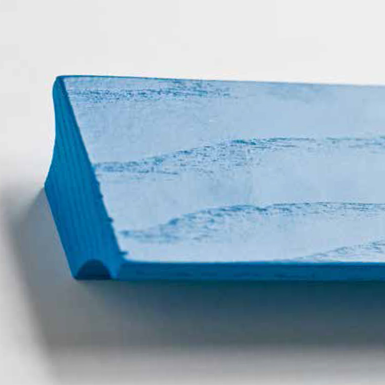 Guliver - rohová skříň 2 - bílá/úchyty-modré