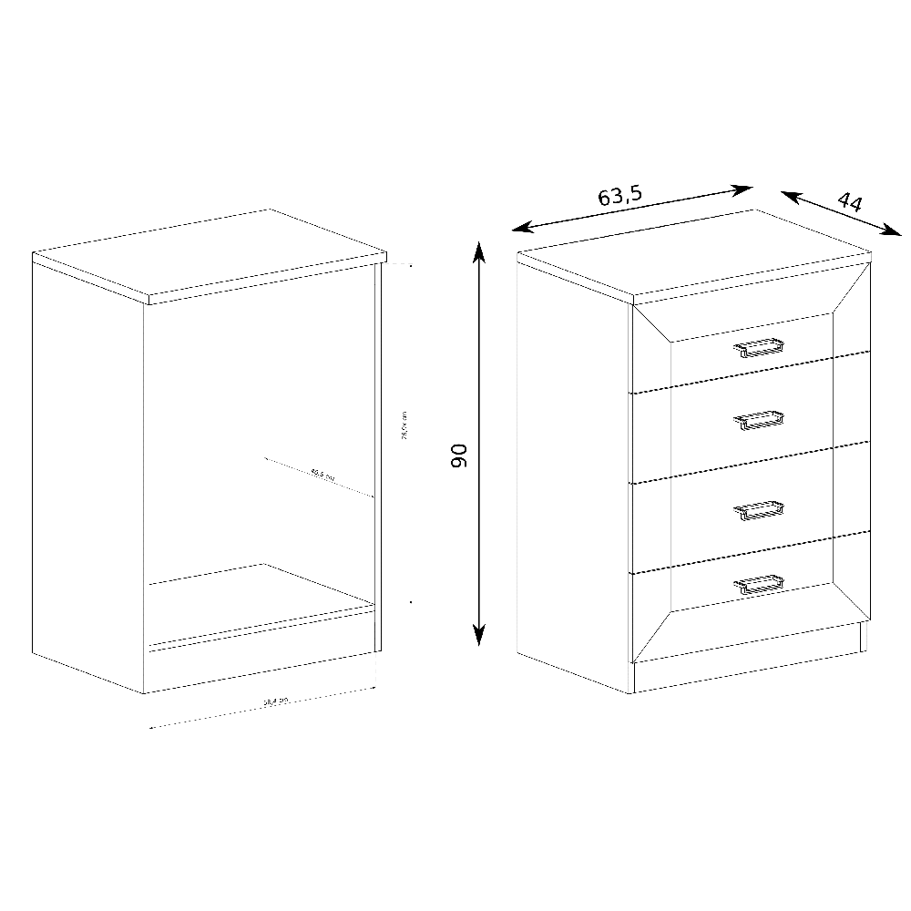 Tadeusz S - komoda T4 - dub stoletý