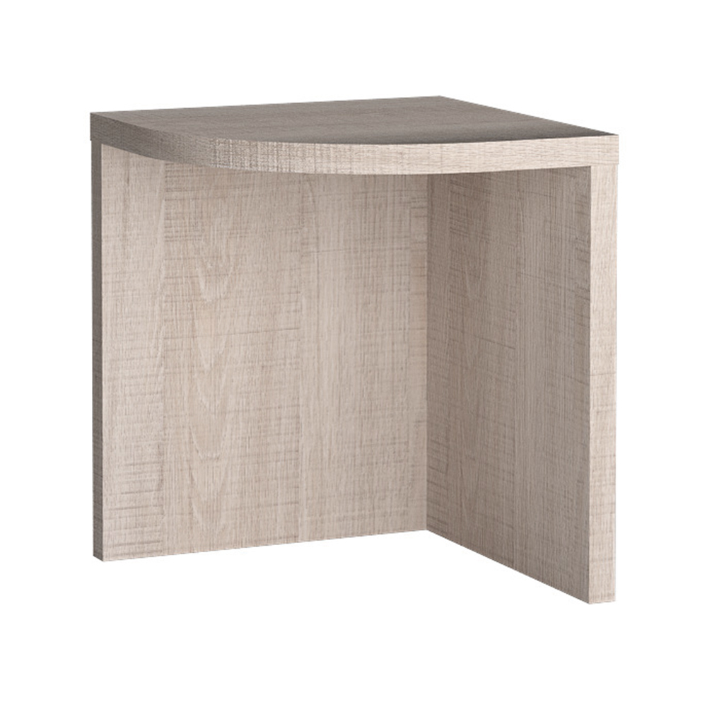 Vegas S - rohový zakončovací regál V32 - santana světlá