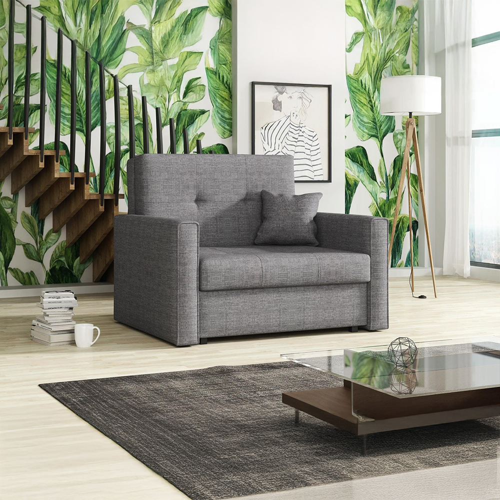 Pohovka VIVA I BIS | 103 cm | rozkládací + úložný prostor | VÝBĚR TKANIN