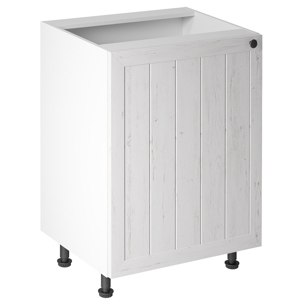 PROVENCE k | dolní skříňka D60-L s policí | LEVÁ | 60 cm | SOKL v CENĚ | bílá/borovice andersen