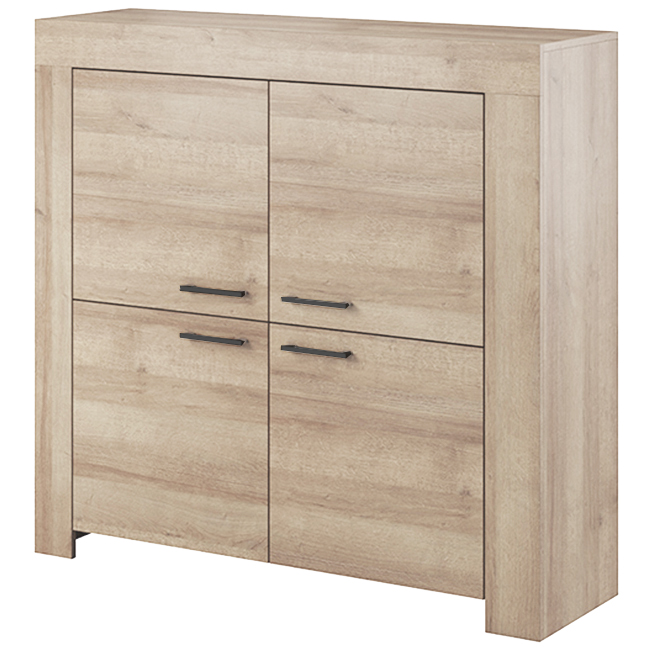 Obývací stěna Sky A (6 dílů) | sonoma | POSLEDNÍ KUSY