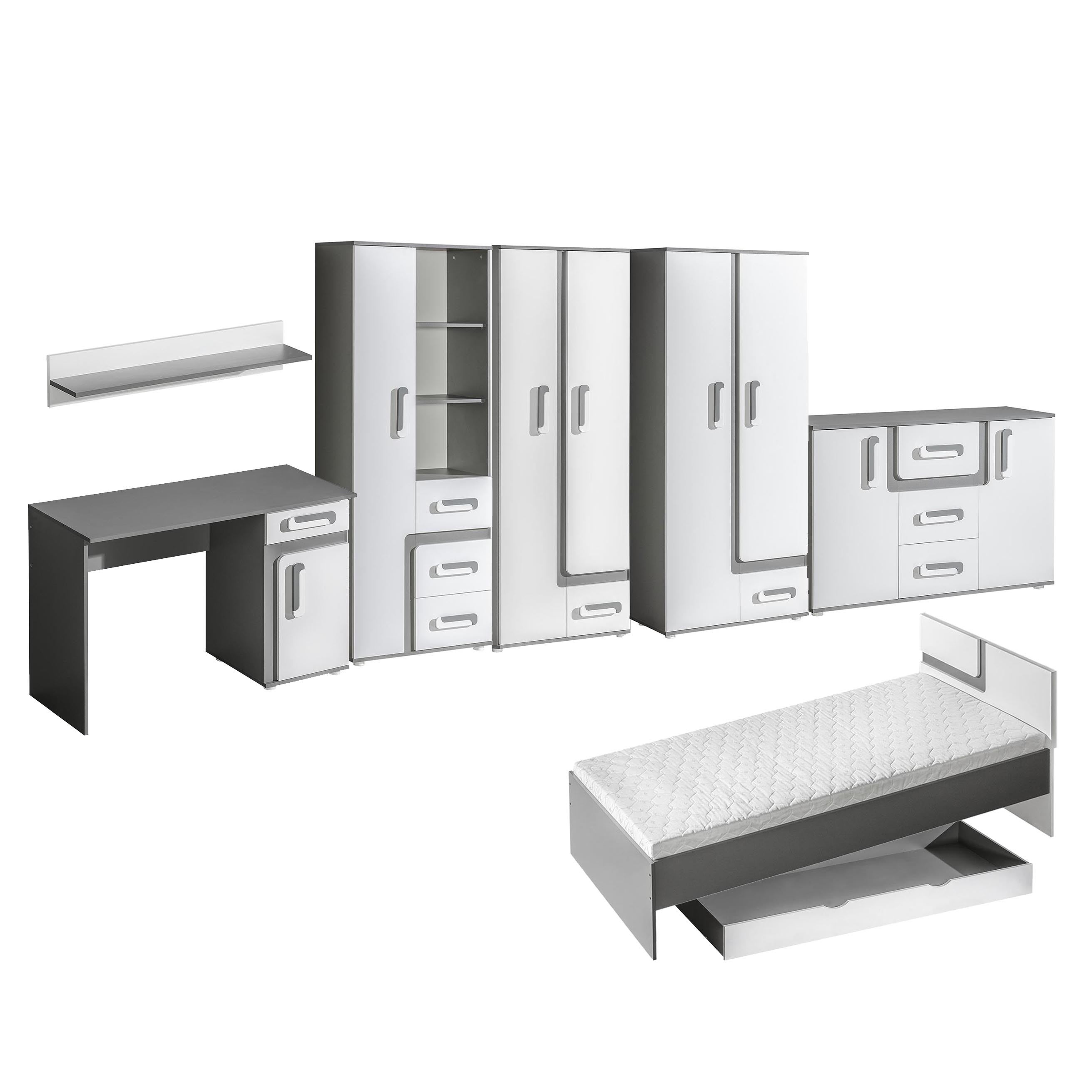 Dětský pokoj Apetito A | sestava A | antracit