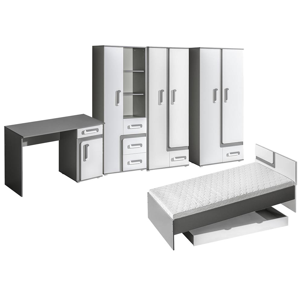 Dětský pokoj Apetito A | sestava C | antracit