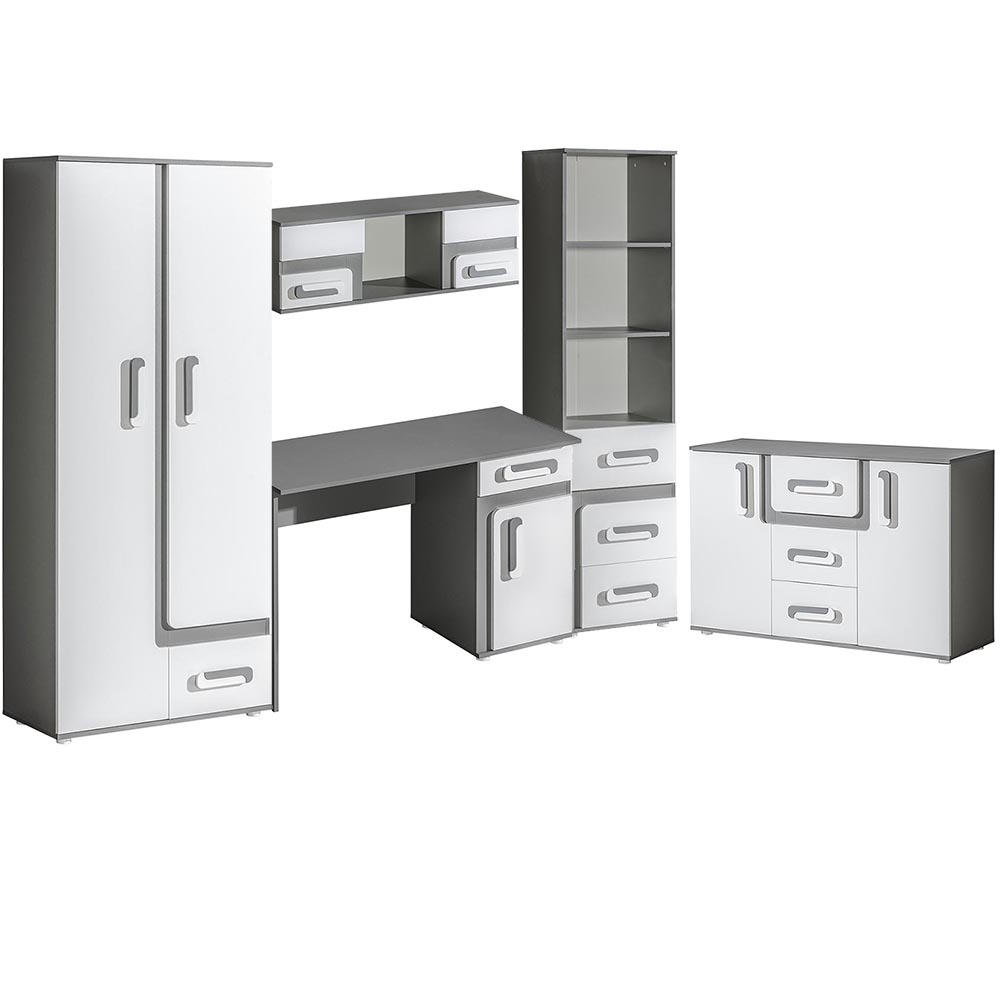 Dětský pokoj Apetito A | sestava E | antracit