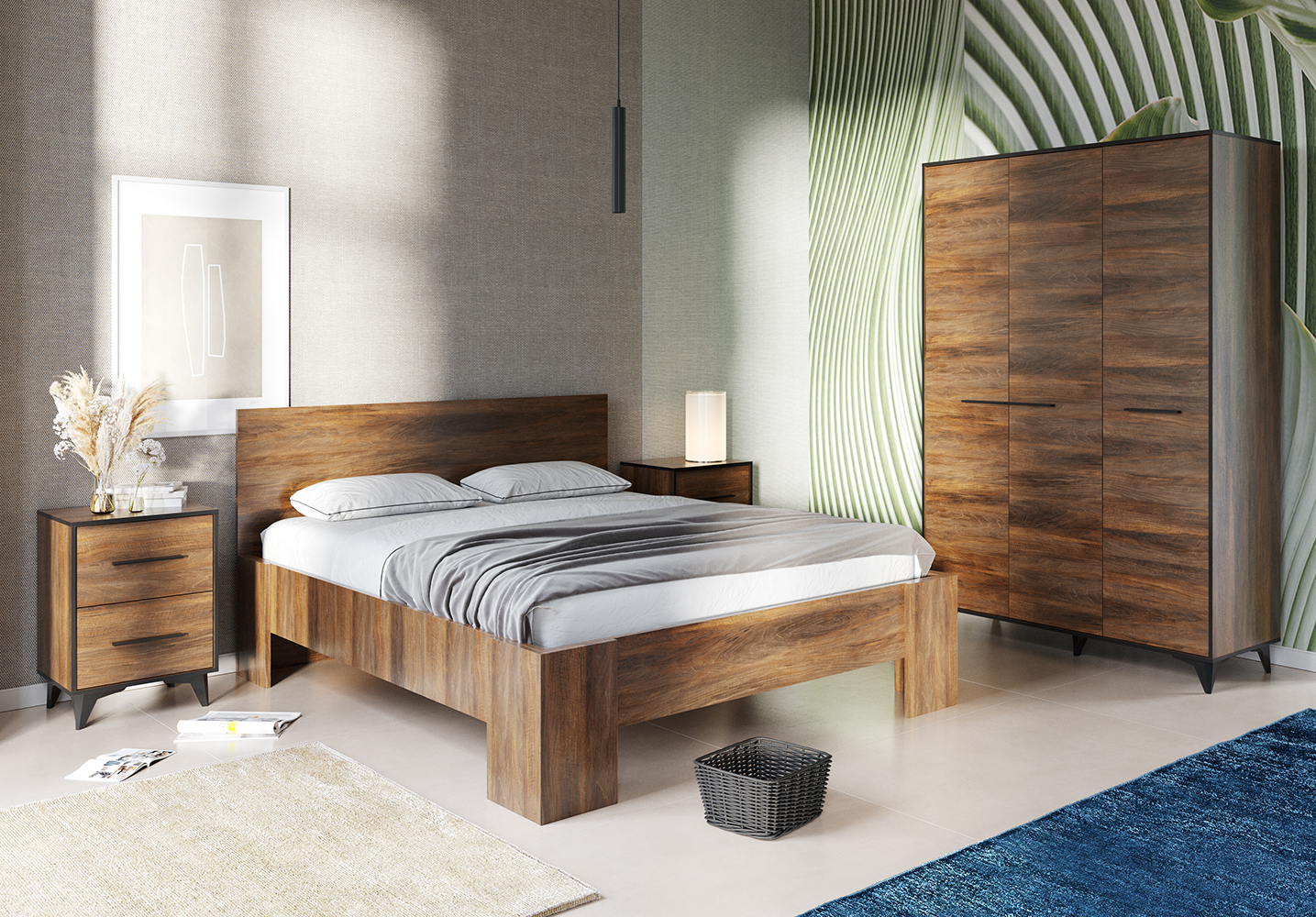 Ložnice Frida | sestava | shirin walnut