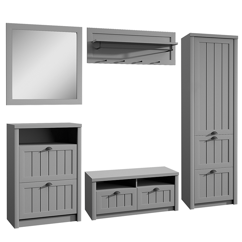 Provence | předsíňová stěna | šedá