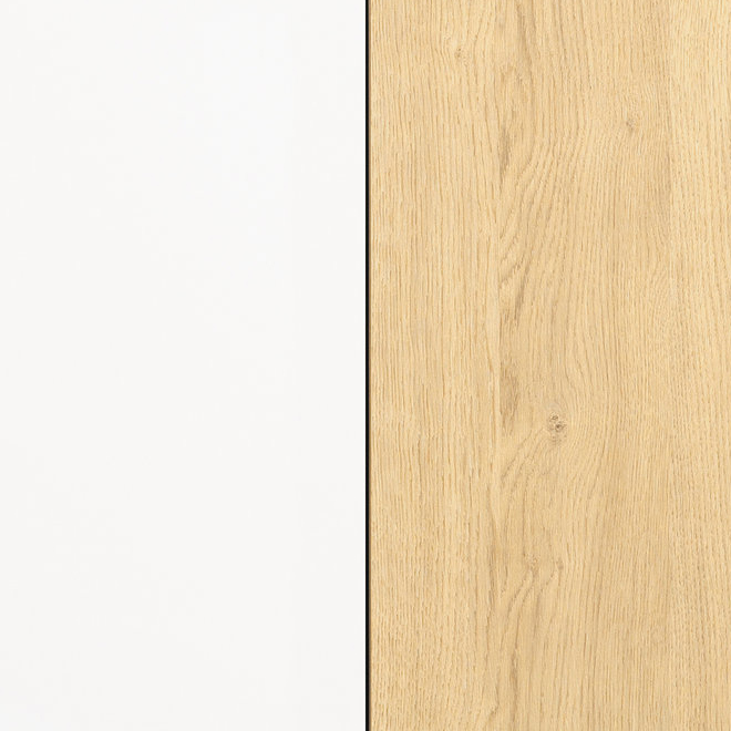 Santiago B | vitrína SN1 | bílá/dub