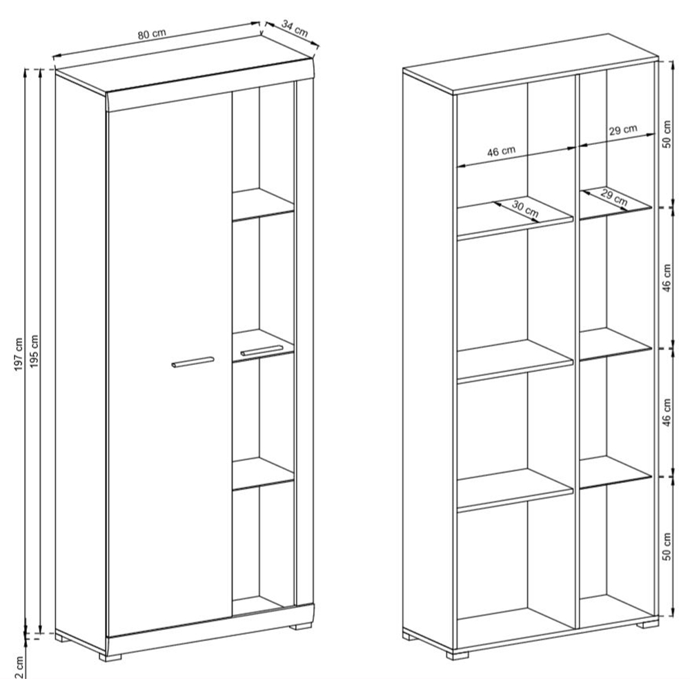 Obývací stěna ALVARO | 4 díly | trufla | POSLEDNÍ KUS