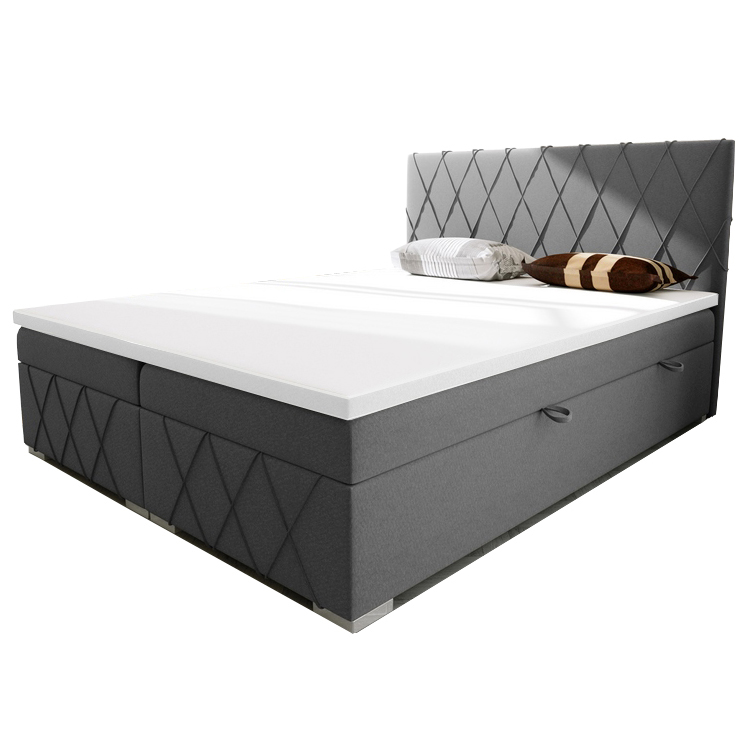 Dvoulůžko boxspring ROYAL + rošt + matrace | 180 cm | VÝBĚR LÁTEK