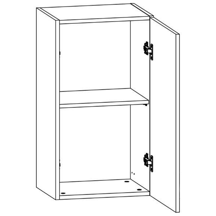 Linea | horní skříňka G30 P | PRAVÁ | šedá