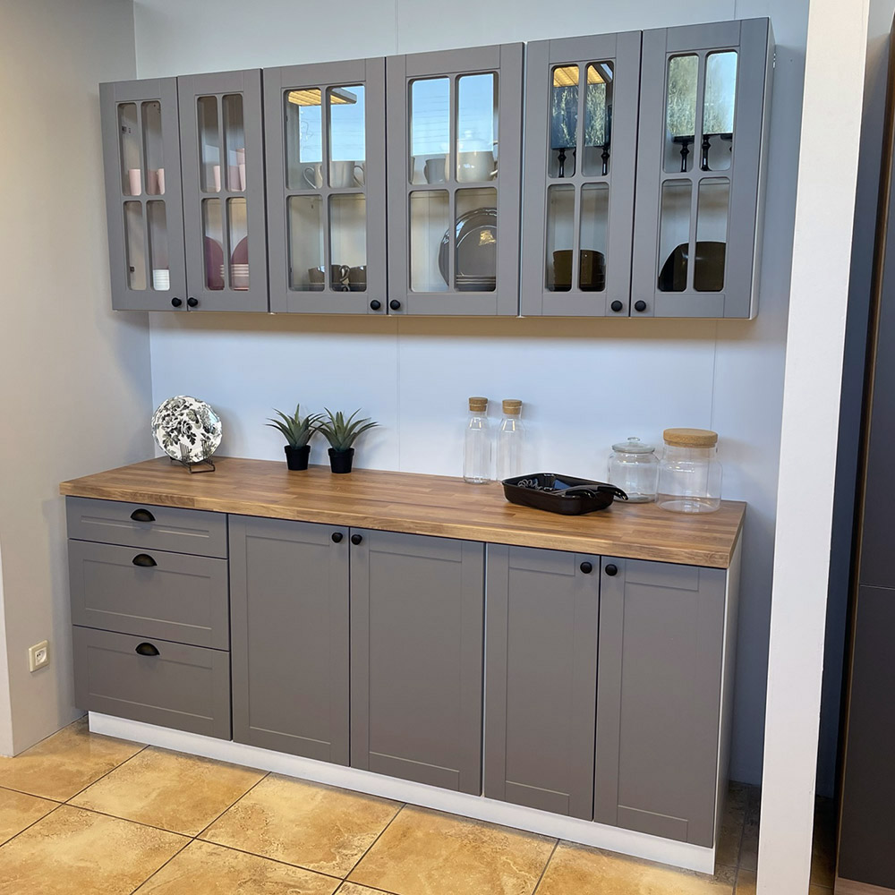 Linea | horní skříňka G40S P | PRAVÁ | šedá