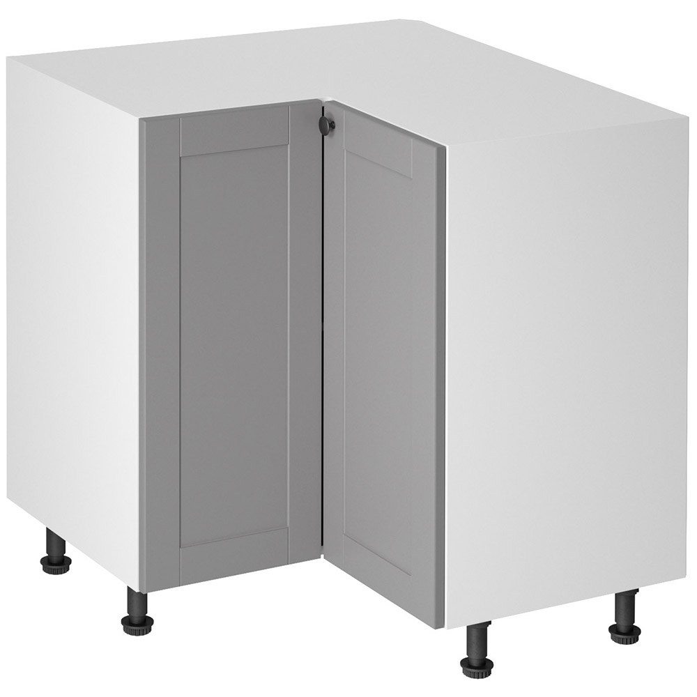 Linea | dolní skříňka D90N rohová | šedá