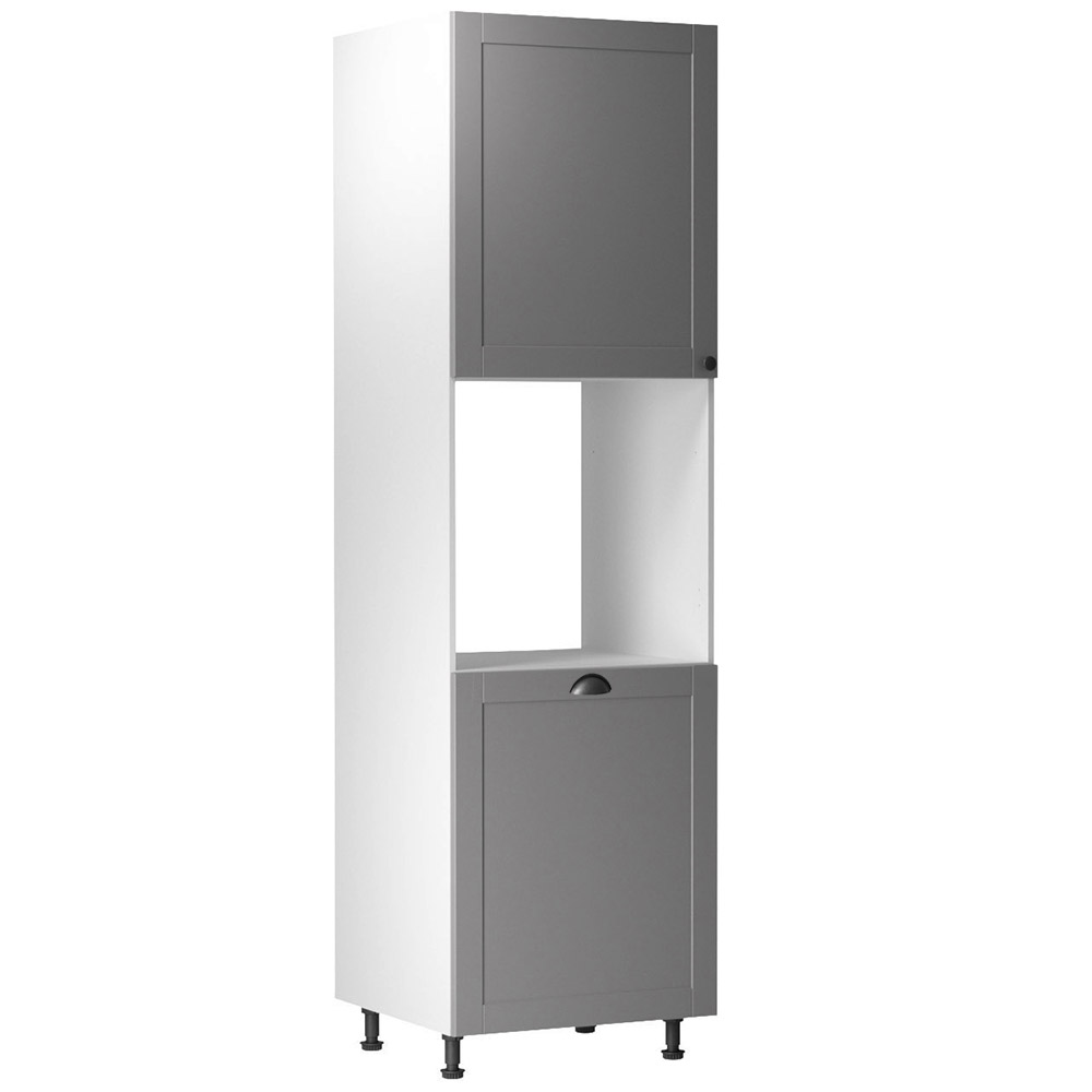 Linea | dolní skříňka D60P pro vestavnou troubu | LEVÁ | šedá