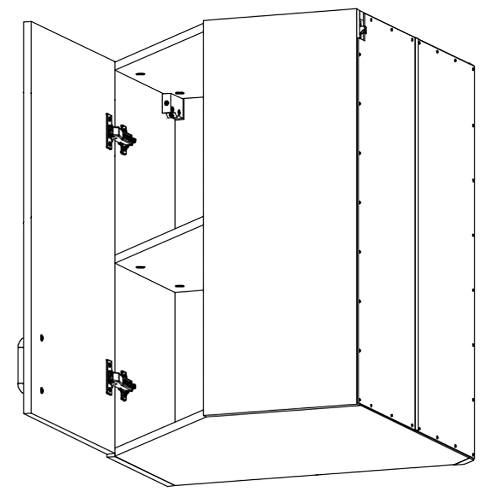 Kuchyňská linka LINEA | 350x230 cm | šedá