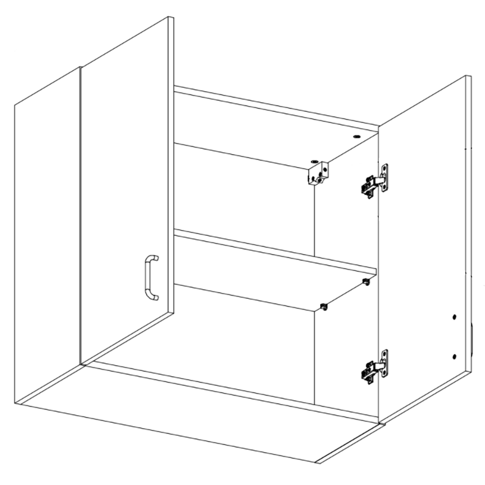 Kuchyňská linka LINEA | 200 cm | šedá
