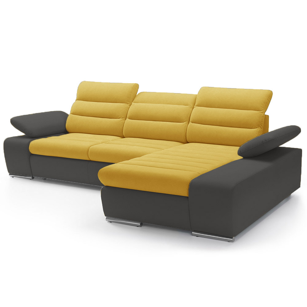 Sedací souprava KORFU | 282x194 cm | rozkládací + úložný prostor | VÝBĚR TKANIN