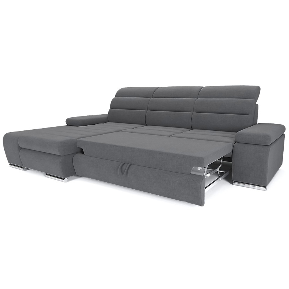 Sedací souprava KORFU | 194x282 cm | rozkládací + úložný prostor | VÝBĚR TKANIN