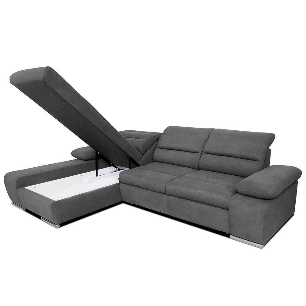 Sedací souprava KORFU | 194x282 cm | rozkládací + úložný prostor | VÝBĚR TKANIN