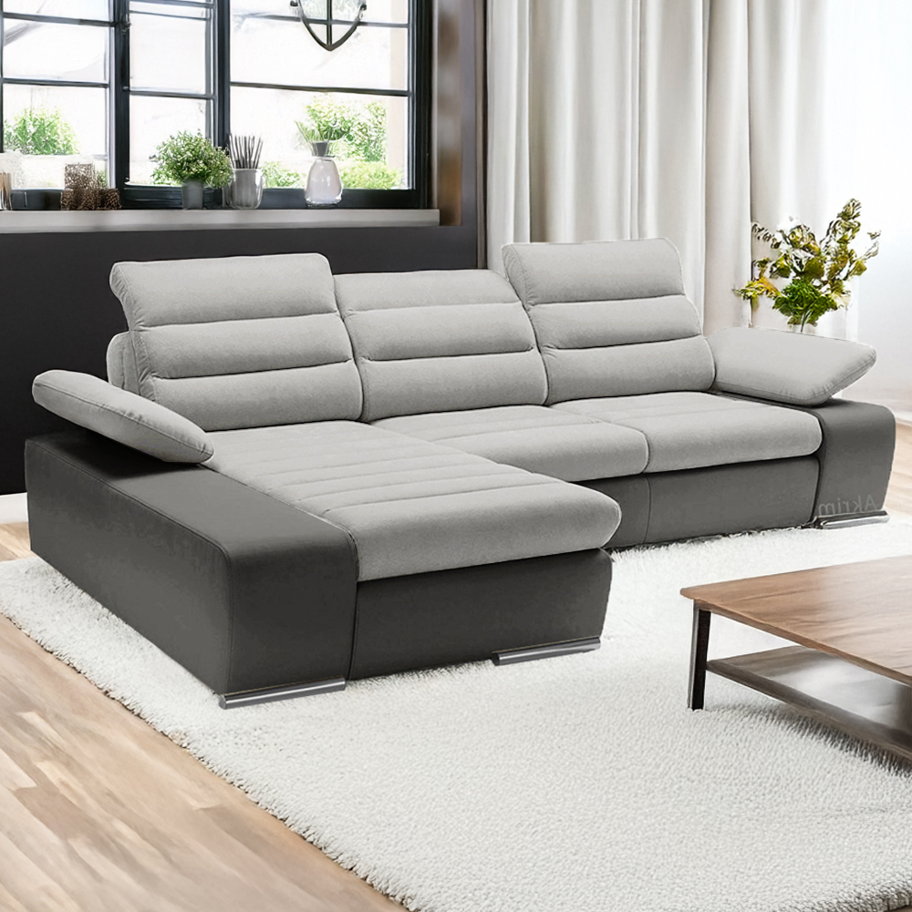 Sedací souprava KORFU | 194x282 cm | rozkládací + úložný prostor | VÝBĚR TKANIN