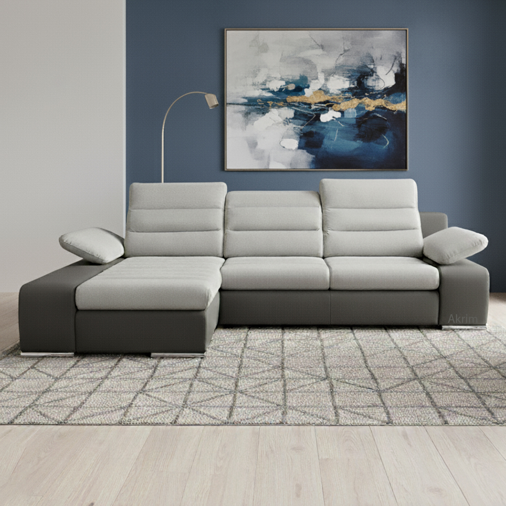 Sedací souprava KORFU | 194x282 cm | rozkládací + úložný prostor | VÝBĚR TKANIN