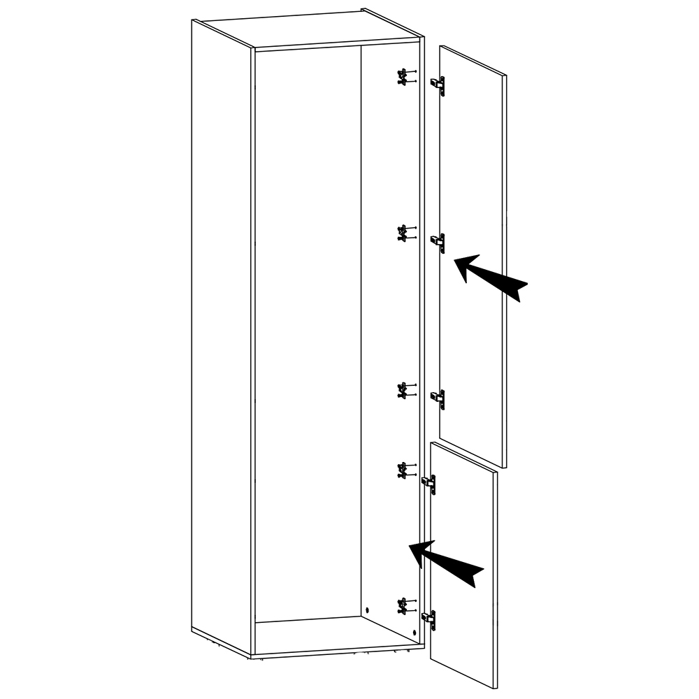 Sycylia | dolní skříňka D60ZL pro vestavnou lednici | PRAVÁ | andersen