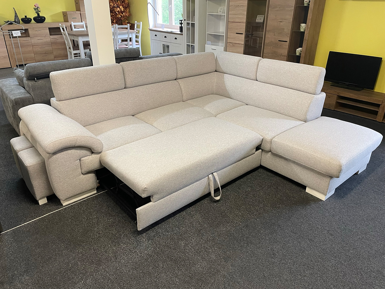 Sedací souprava London lux + 2x taburet | PRAVÁ | megan 363 | VÝPRODEJ