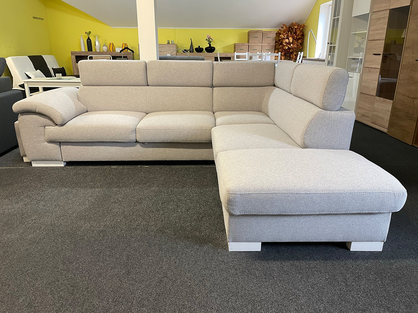 Sedací souprava London lux + 2x taburet | PRAVÁ | megan 363 | VÝPRODEJ